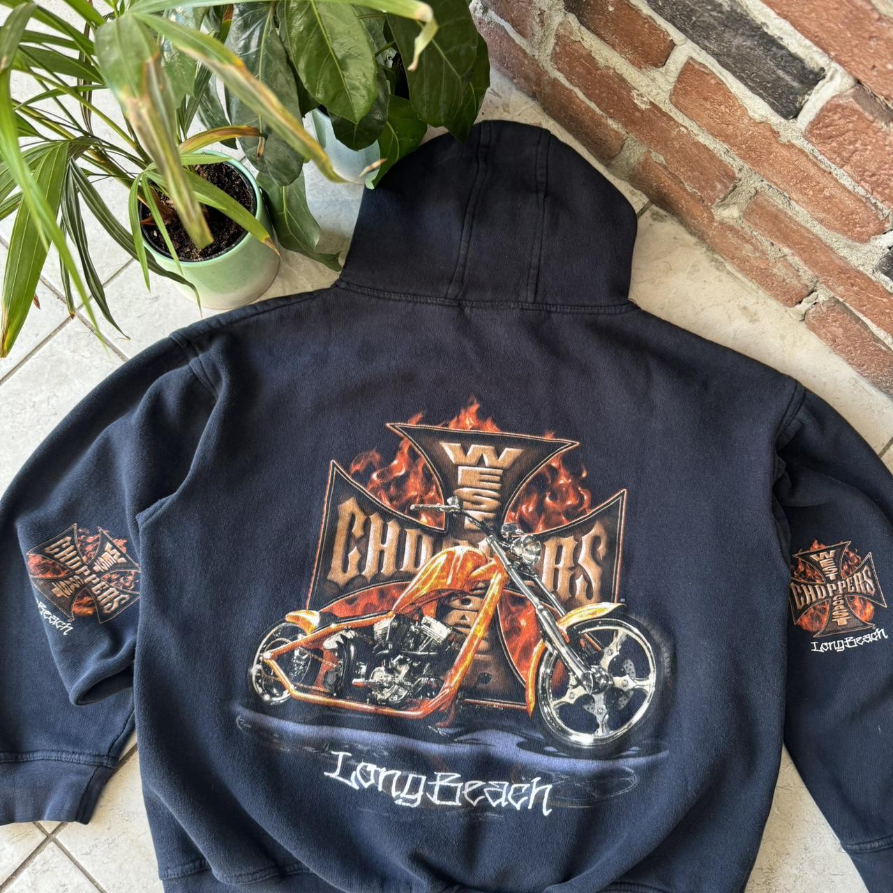 West Coast Choppers Hoodie size M Vintage WCC Jesse... - Depop