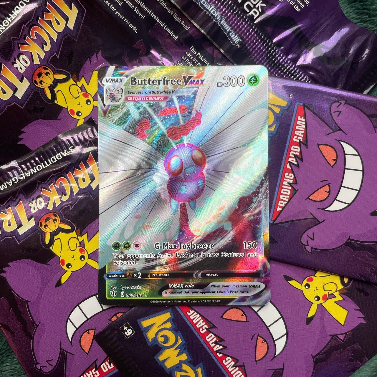 Butterfree Vmax Ultra Rare Pokemon Card Depop