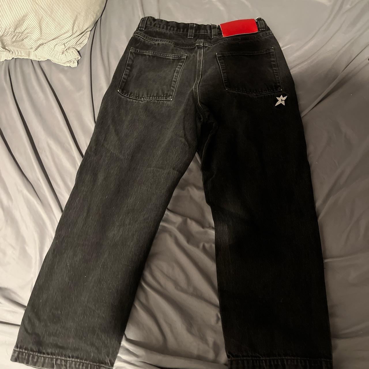 Men's White and Black Jeans (2)
