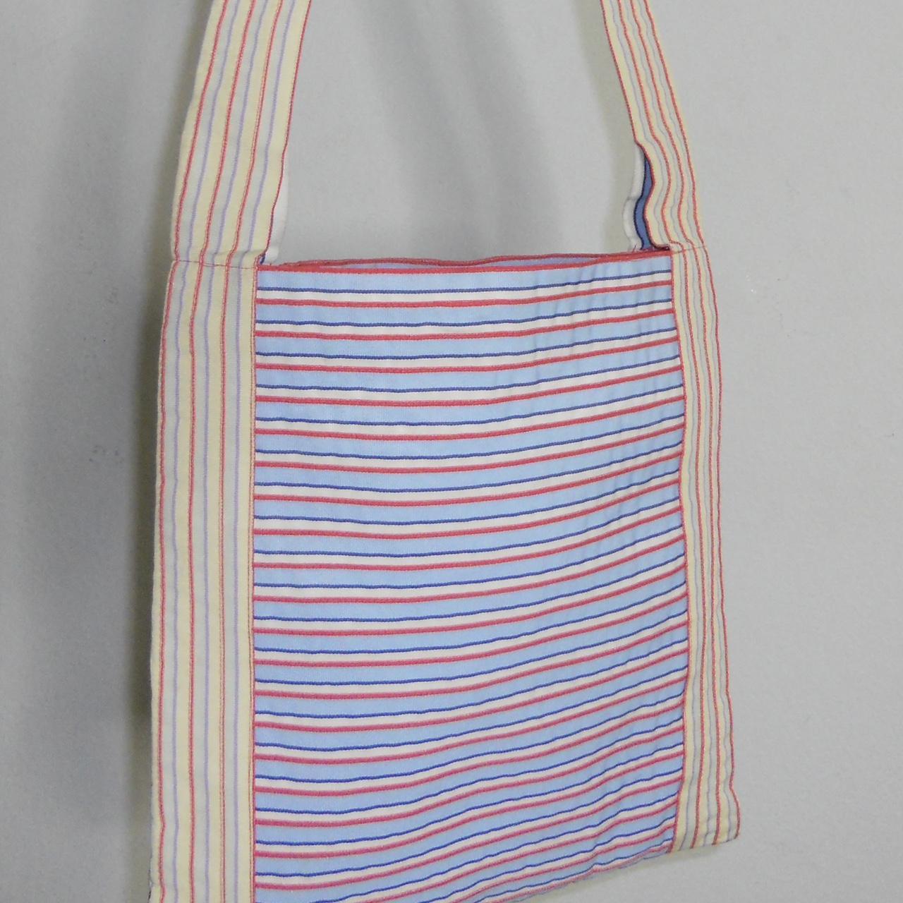 vintage 90s hat attack color clashing striped... Depop