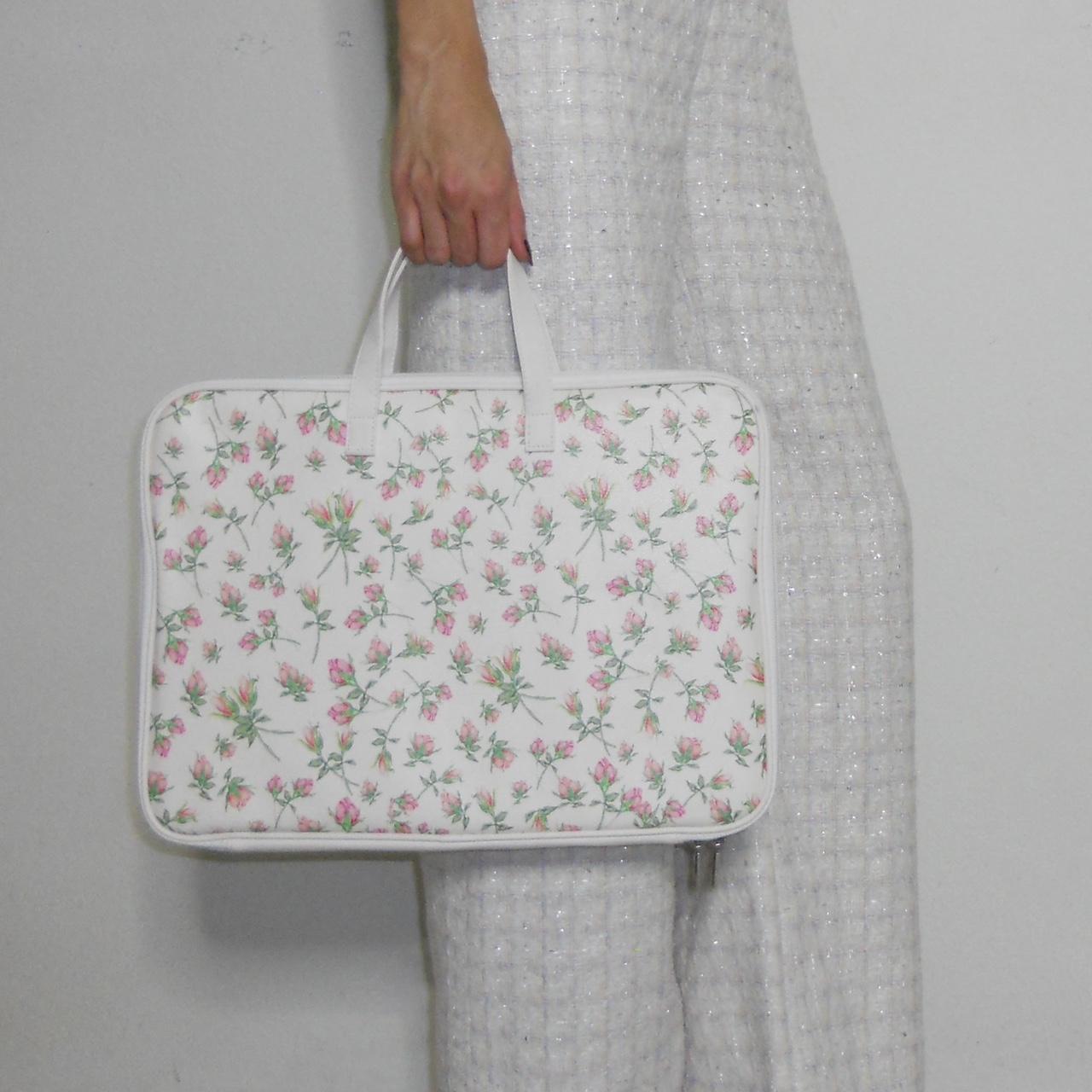 coquette wildflower cases “pink posie rosie” laptop... Depop