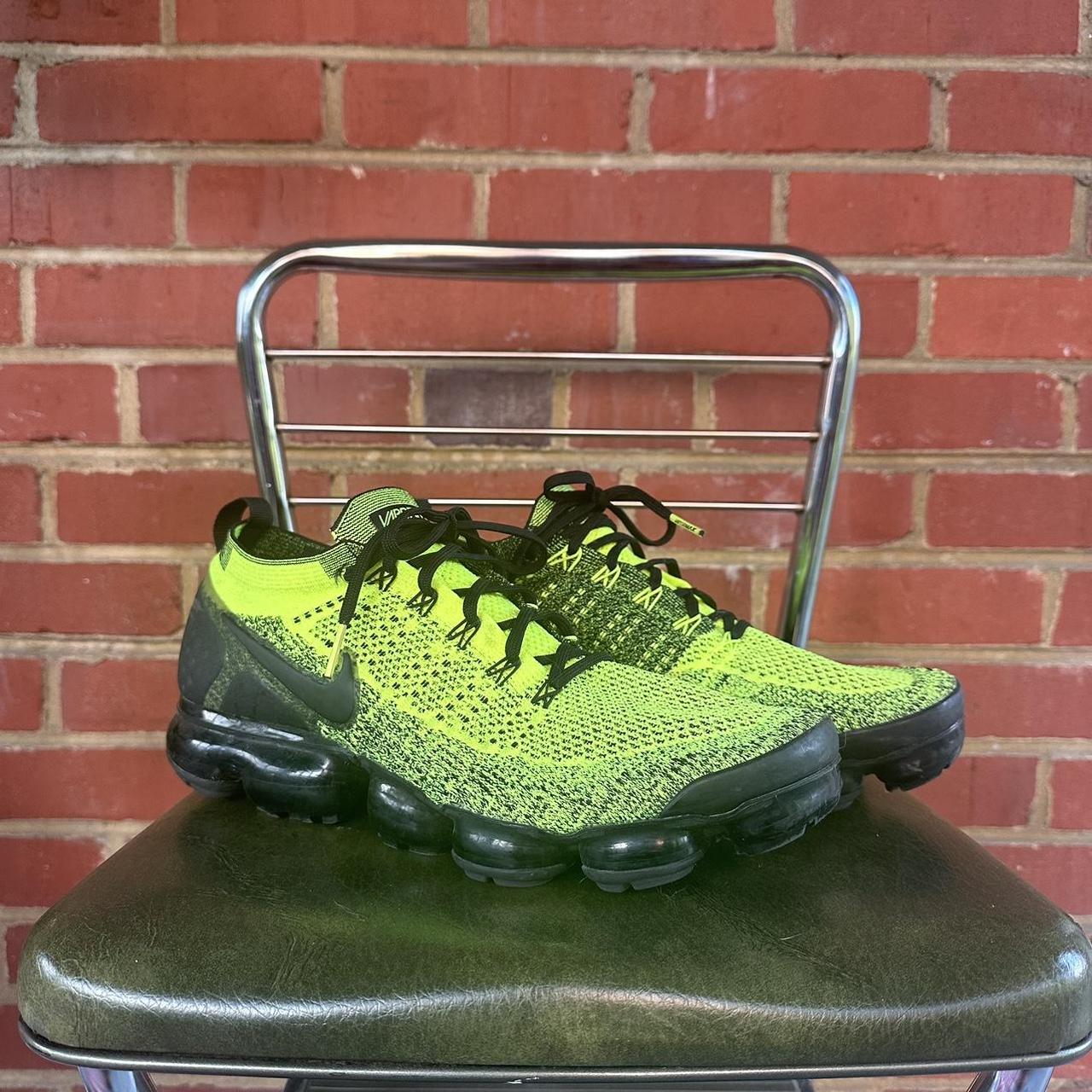 Nike Air Vapormax Flyknit 2 Volt Black Size 11. Depop