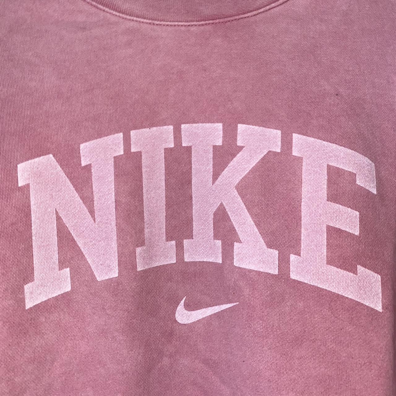 blush pink nike sweatshirt