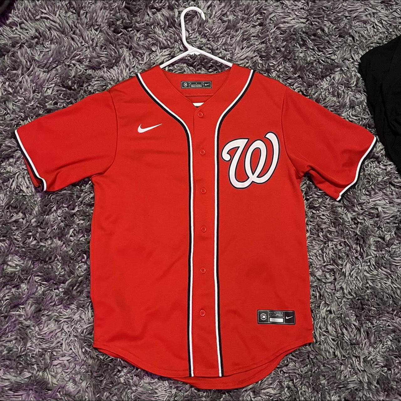 Washington Nationals Jersey Men Medium Red Nike - Depop