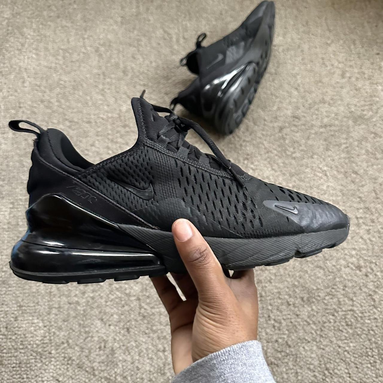 Nike Air Max 270s All Black Womens Size 8.5 These... - Depop