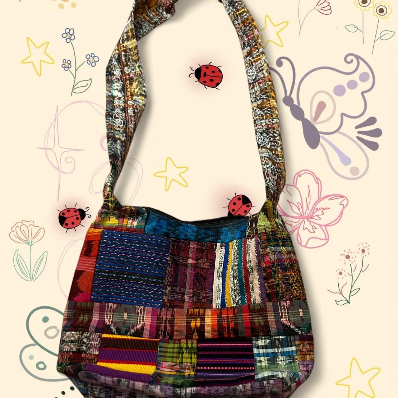 Women's Bag - Multi – Multicoloured patchwork bag… - image 2
