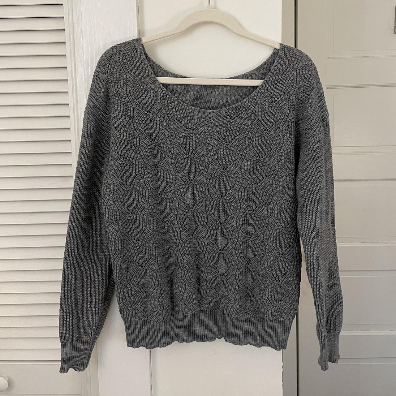 Grey Sweater - Depop