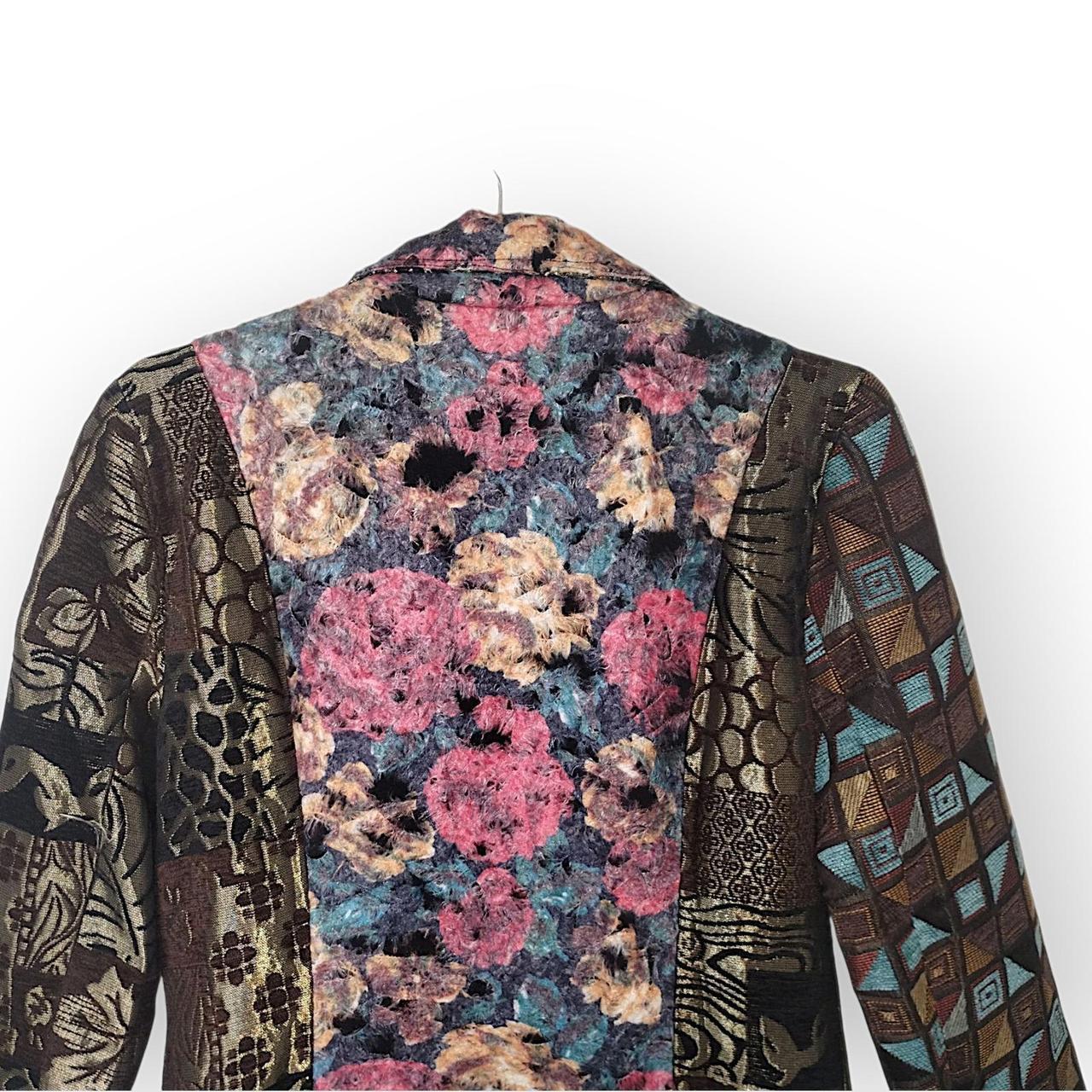 Bed Threads Women's Blazer Jacket - Multi/Brown -… - image 4