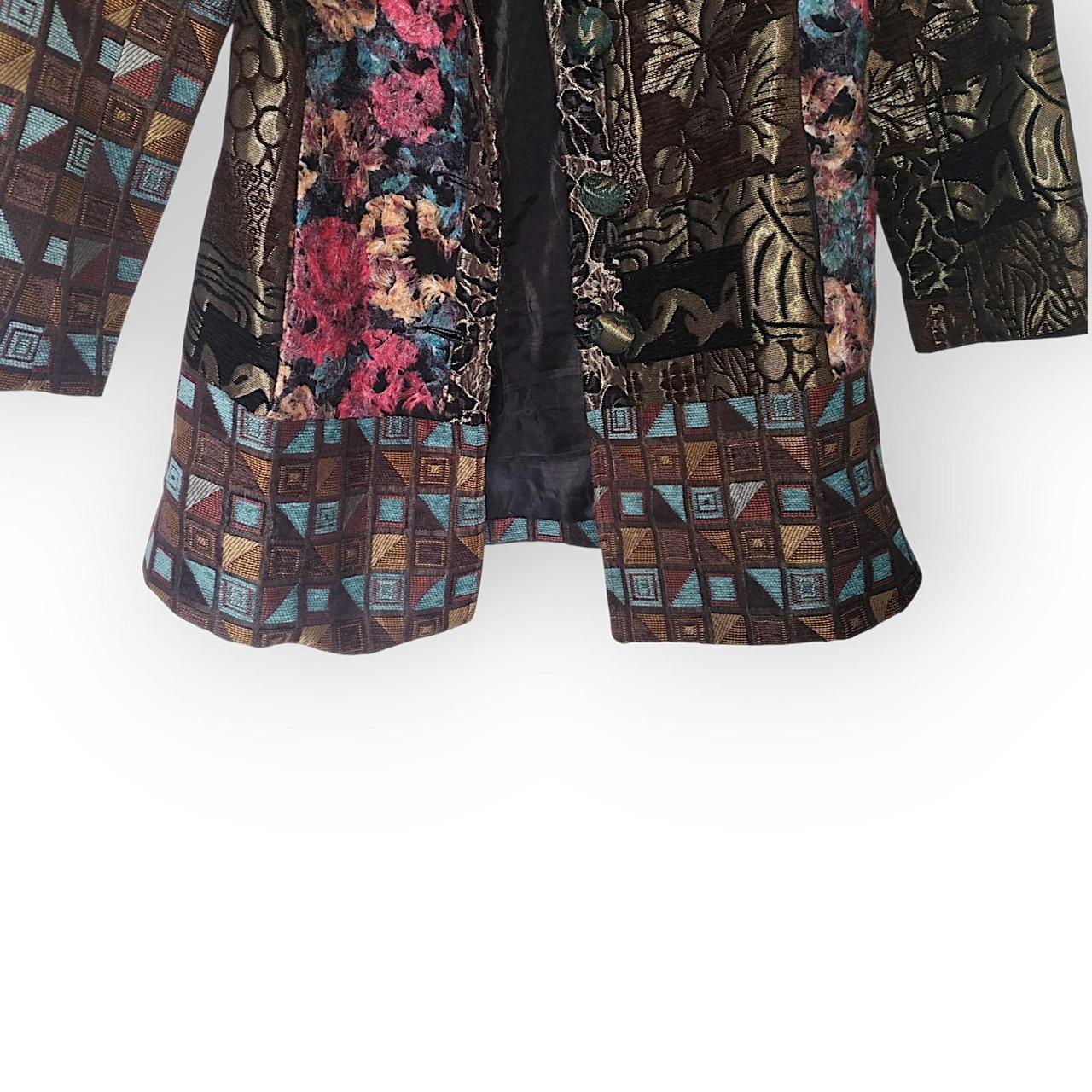 Bed Threads Women's Blazer Jacket - Multi/Brown -… - image 3