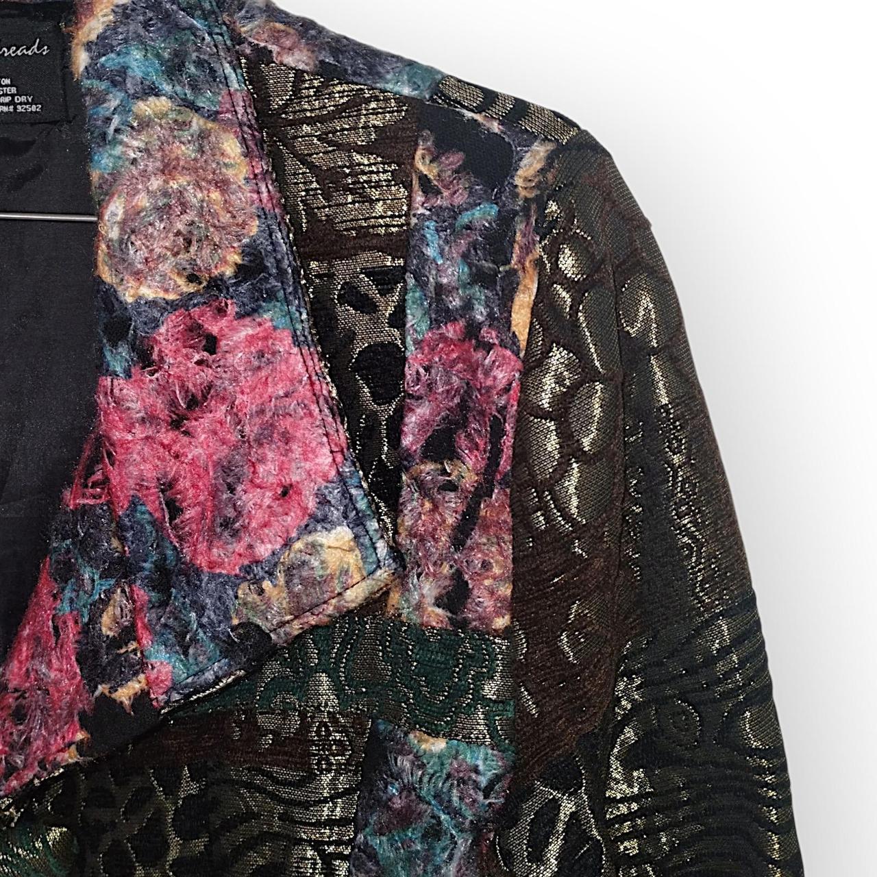 Bed Threads Women's Blazer Jacket - Multi/Brown -… - image 8