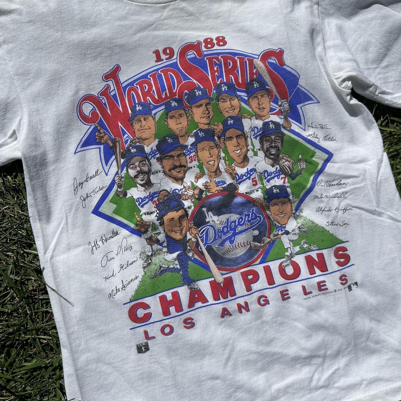 Vintage Los Angeles Dodgers 1988 World Series - Depop