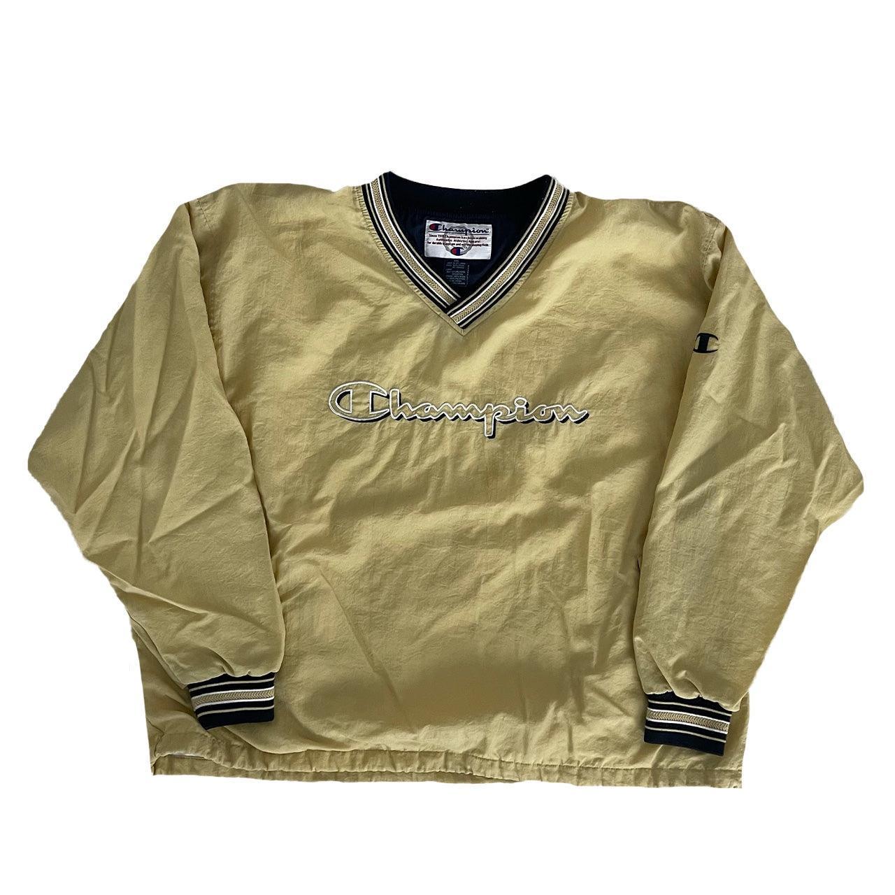 Vintage champion pullover clearance windbreaker