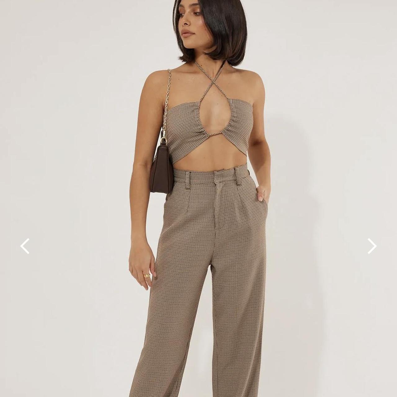 Perfect Stranger Bralette and Pants set Size 8 - Depop