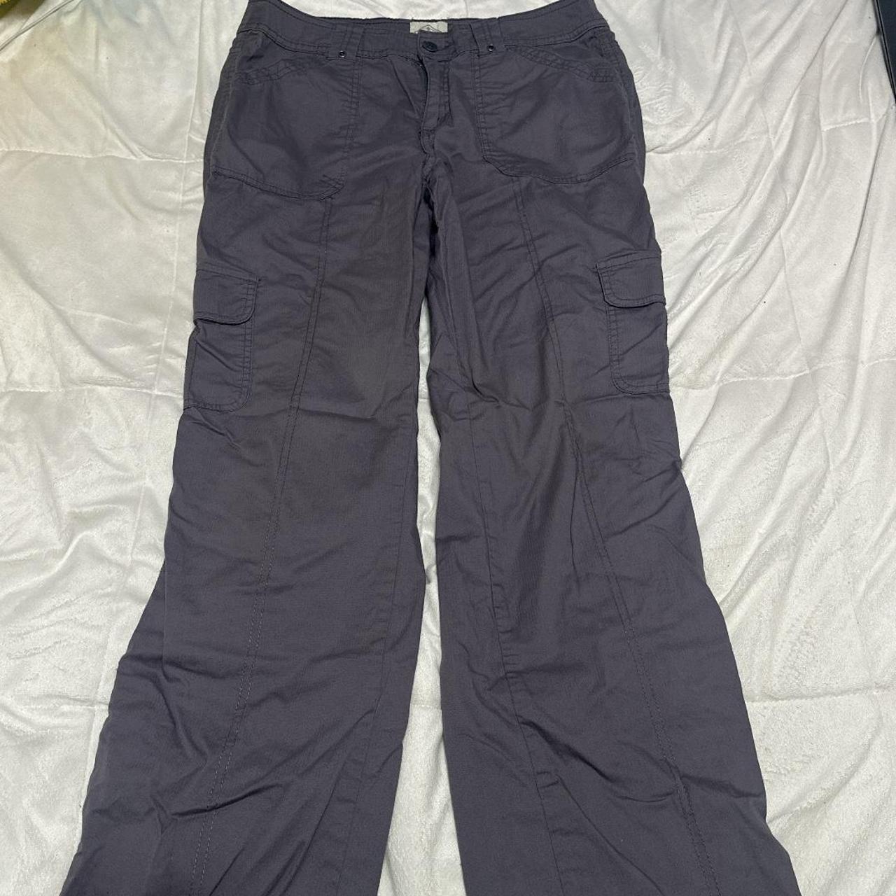 Burgundy Brown Mid Rise Cargo Pants (b3) Light - Depop