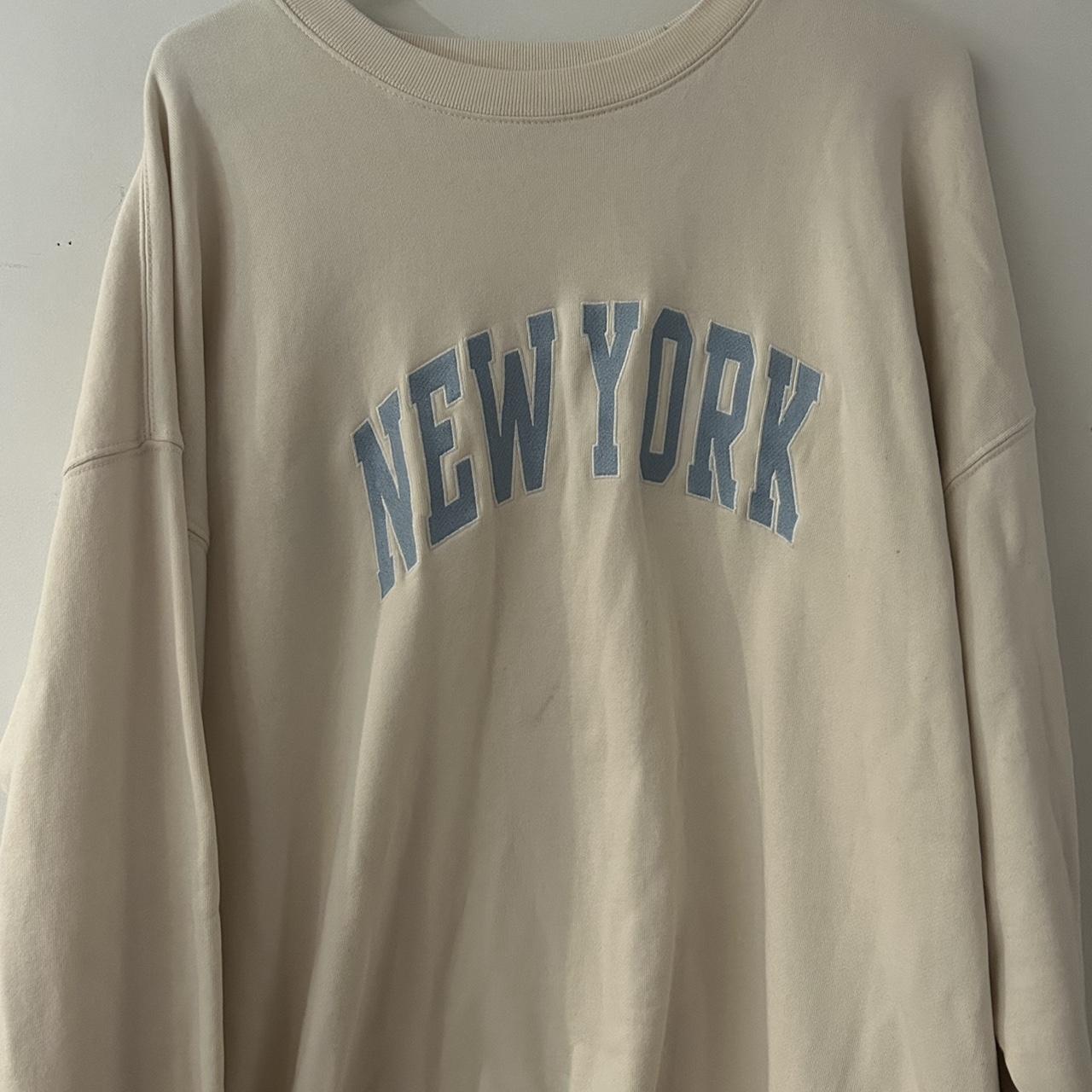 Brandy Melville Women's Sweatshirt Cream/Tan One size