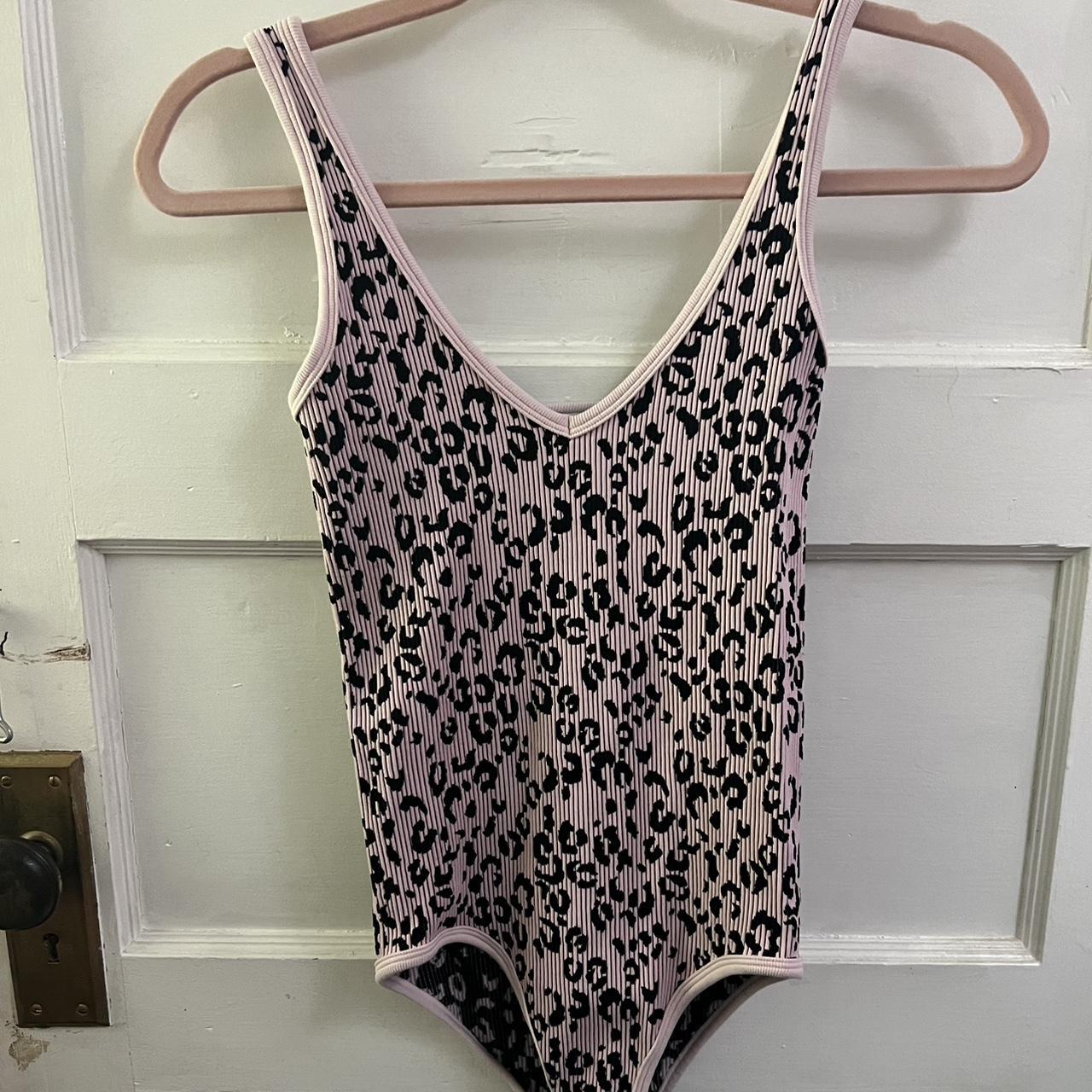 Pink leopard print body suit from tj maxx. Worn a... - Depop