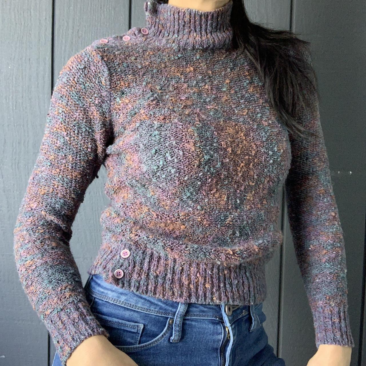 Vintage mock cheap neck sweater