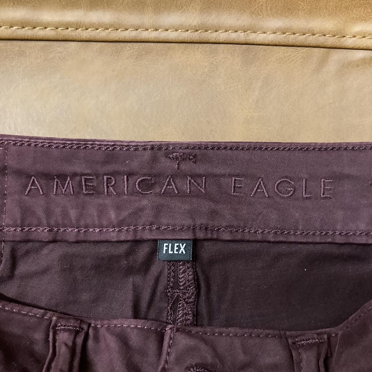 American Eagle pants burgundy size 29 slim fit Depop