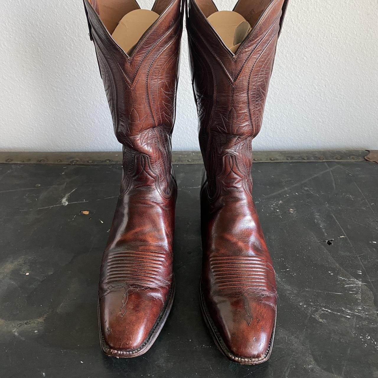 Step into the Wild West with these vintage Lucchese... - Depop