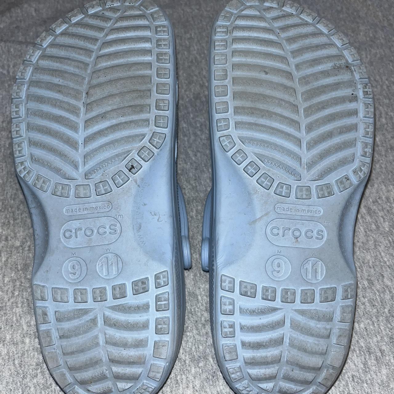 mens light blue crocs