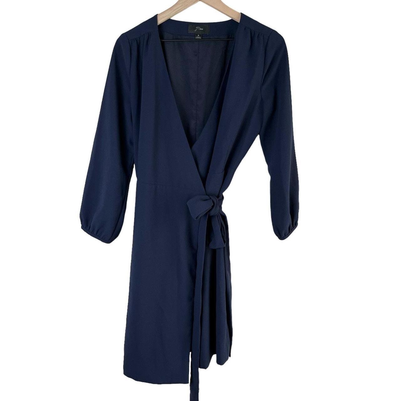 J crew wrap dress shops 365 crepe