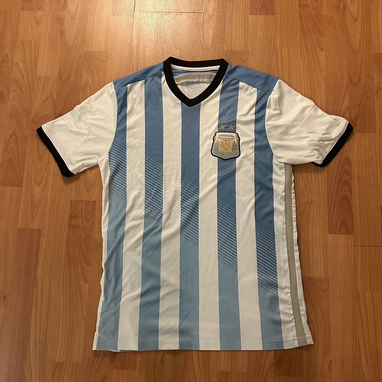 Argentina Soccer Team Jersey - Size Medium (can fit... - Depop