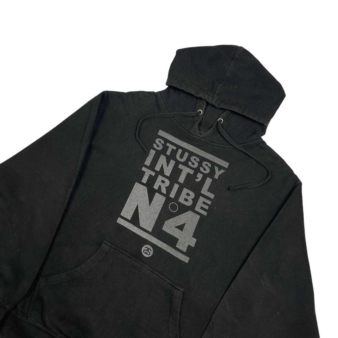 Authentic Stüssy reflective logo hoodie Nice boxy... - Depop