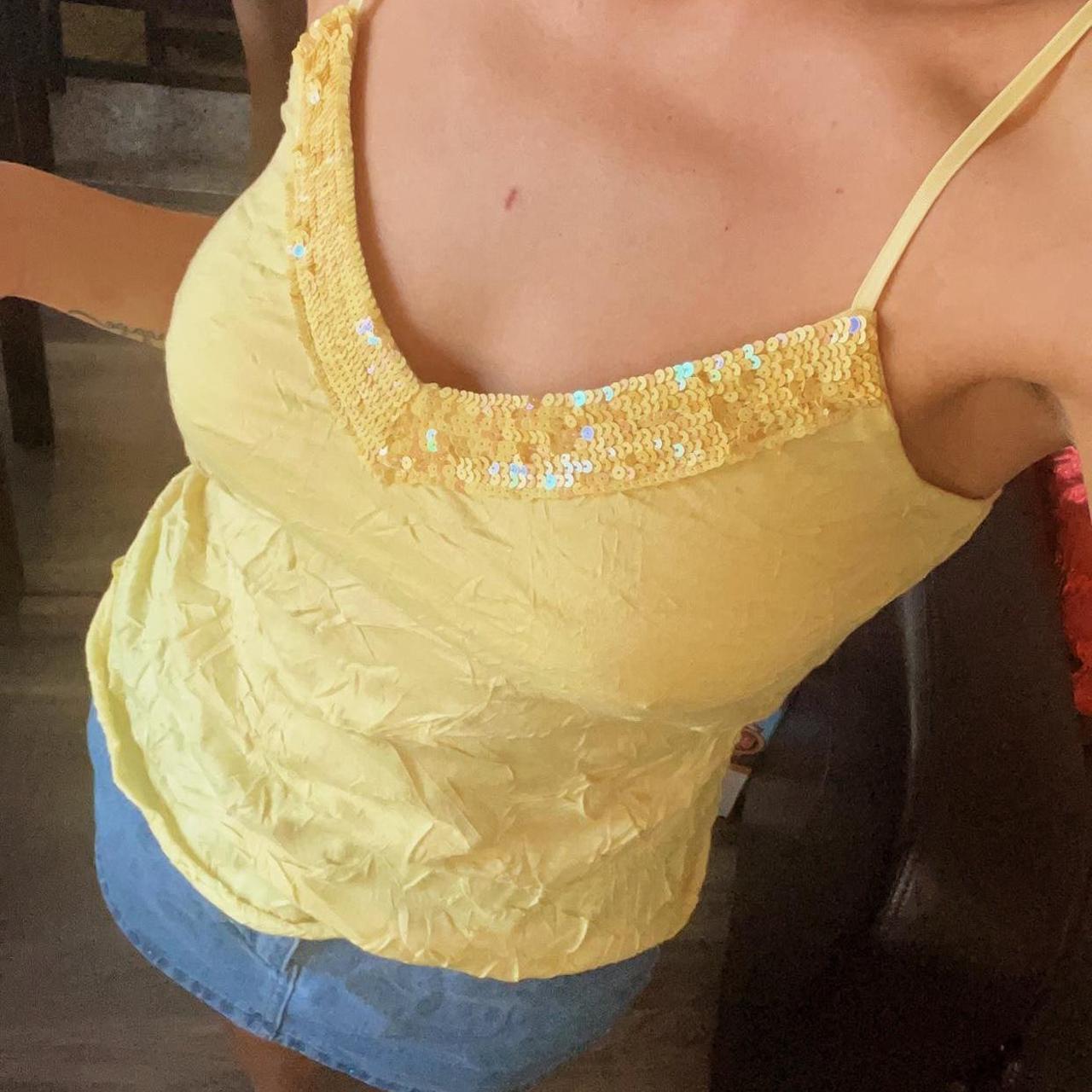 Women's Yellow Vest Depop