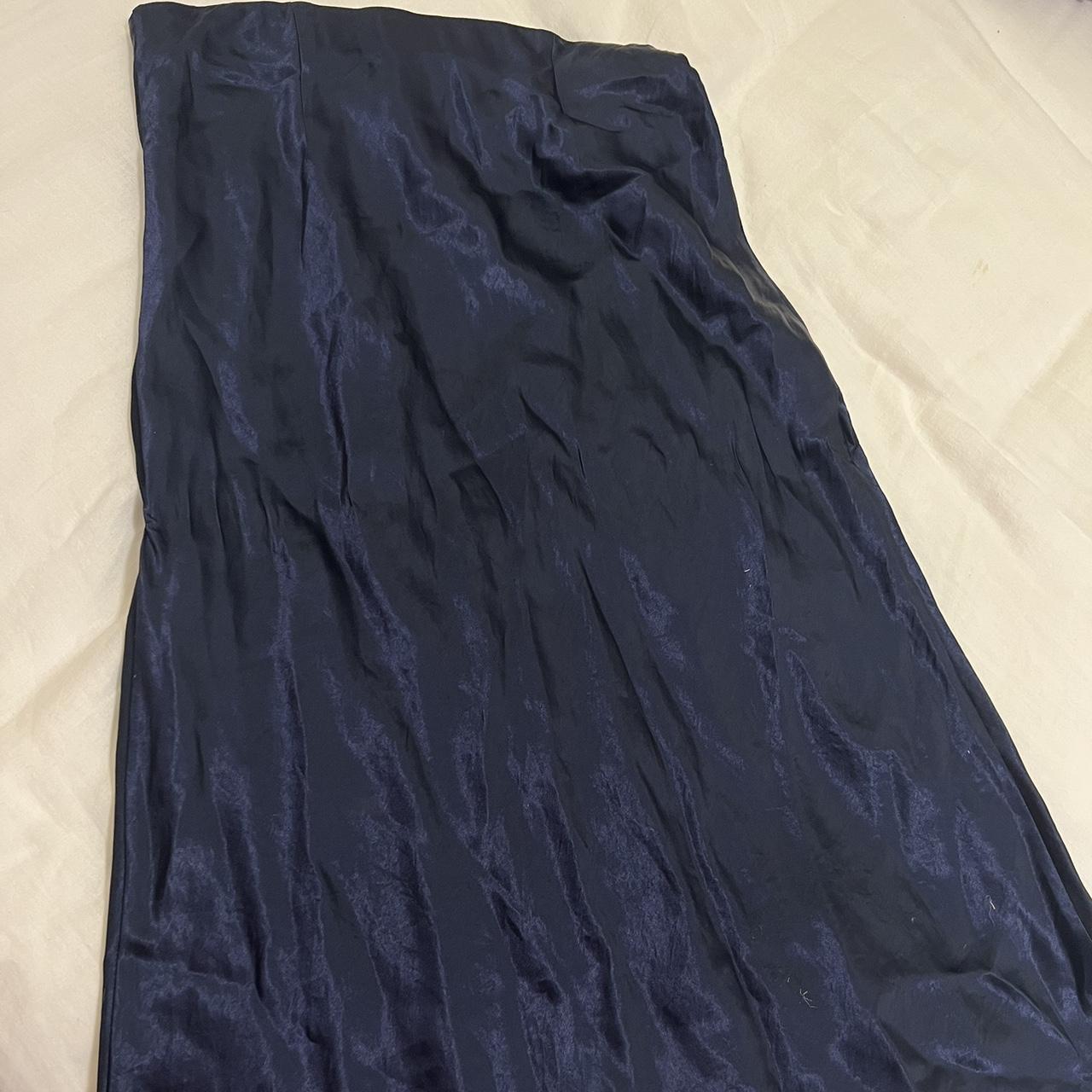 Aritzia Women's Navy Skirt | Depop