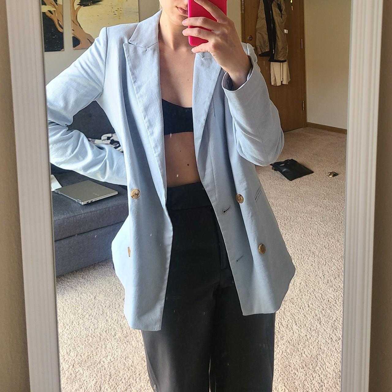 Banana Republic Women's Blue Suit | Depop