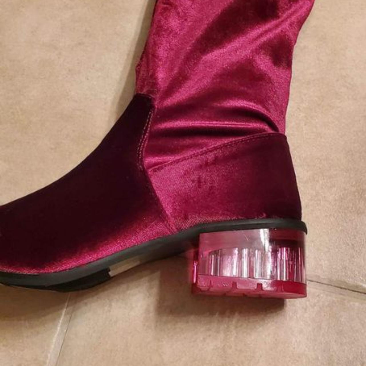 Kohls hot sale burgundy boots