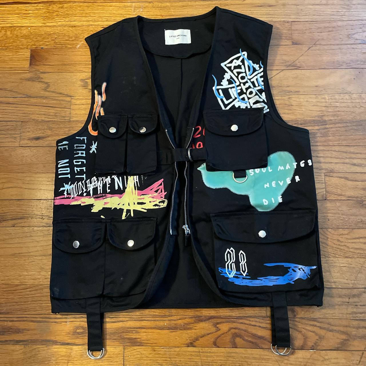 Lifted Anchors Men's multi Top Depop