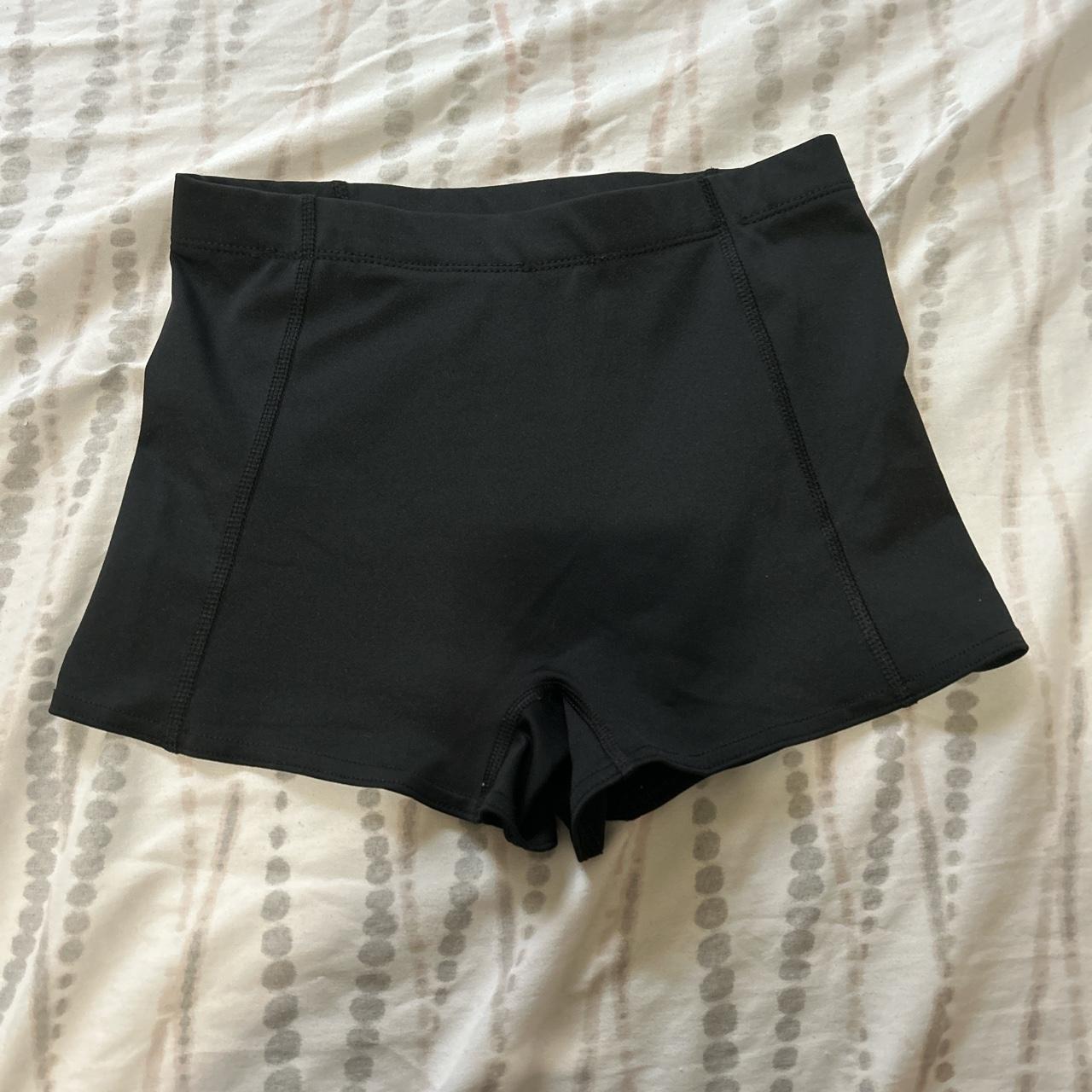 black volleyball shorts for kids, size medium (8-10)... - Depop