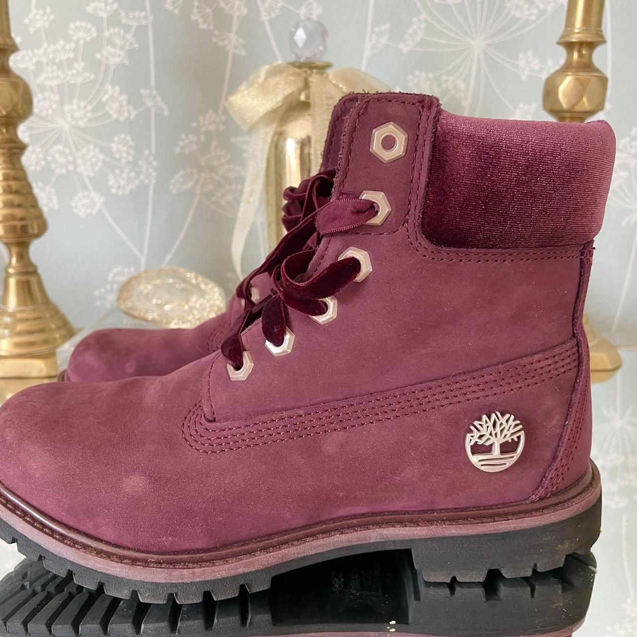 Timberland boots womens shops maroon