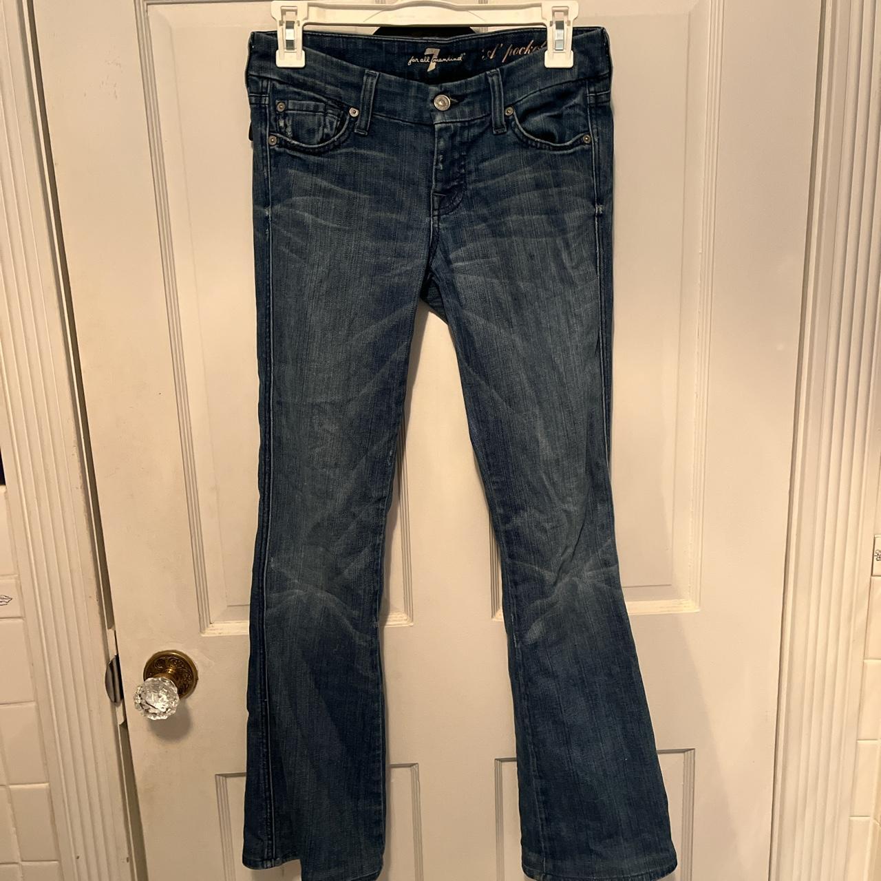 vintage FOAM flared jeans - Depop