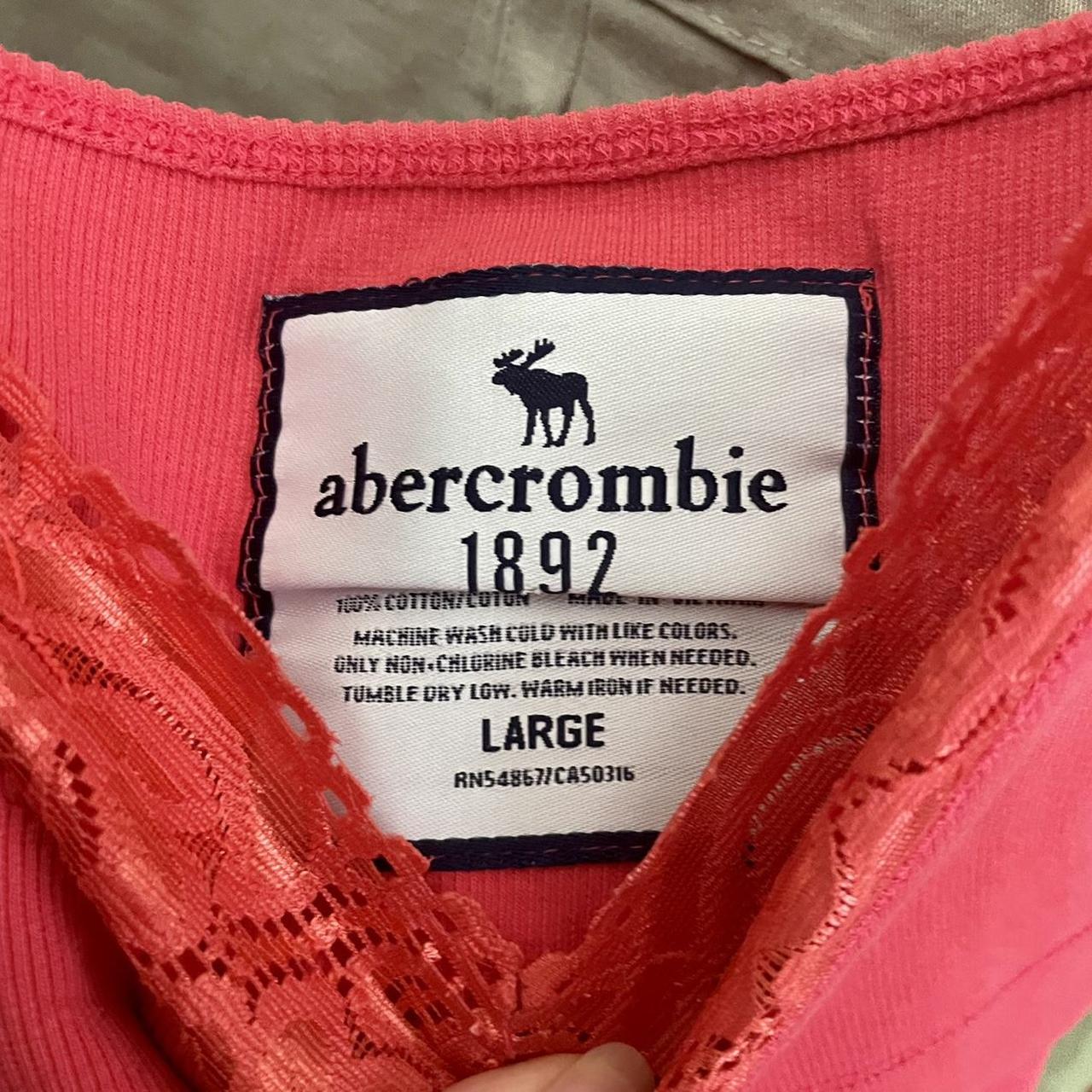 Abercrombie & Fitch Women's Pink Vest | Depop