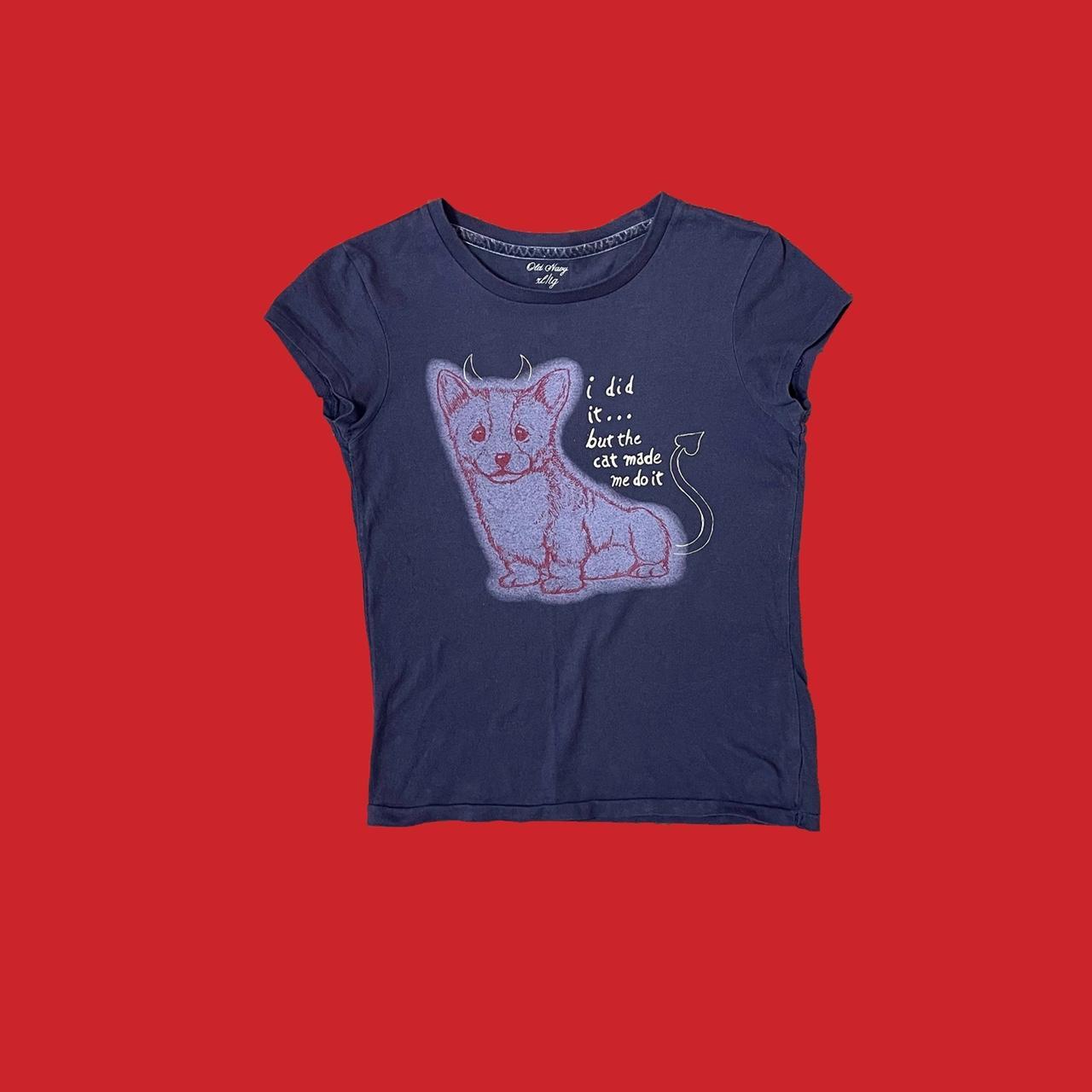 Old Navy Women's Blue Tshirt Depop