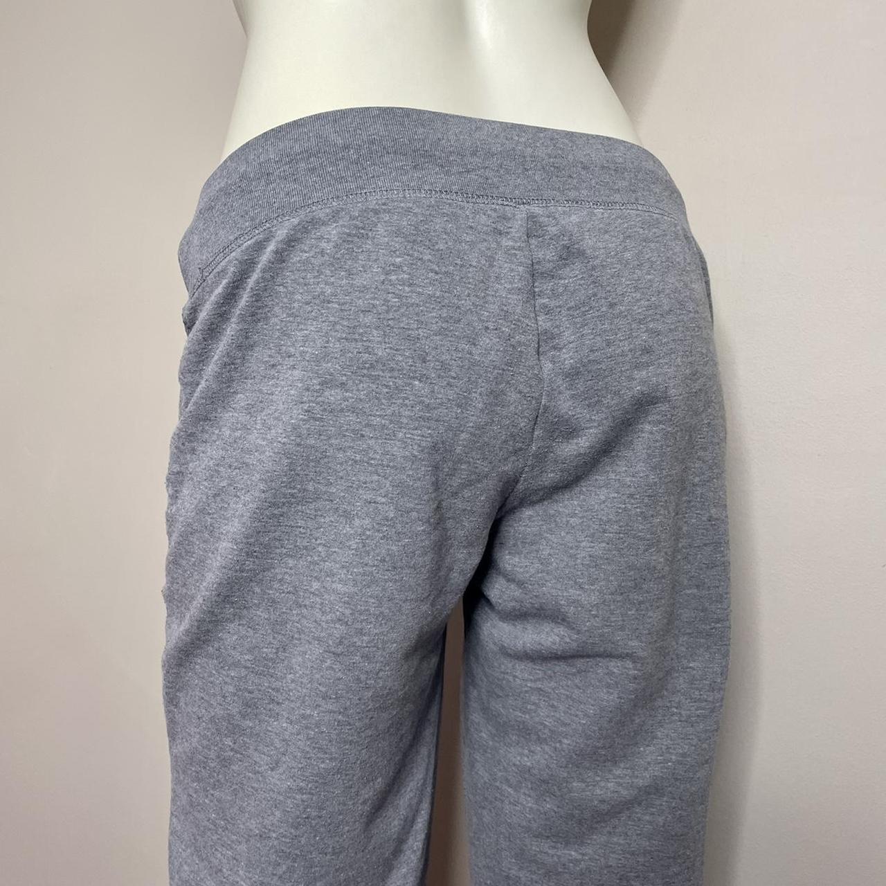 Vintage 2000s gray flare sweatpants by... - Depop