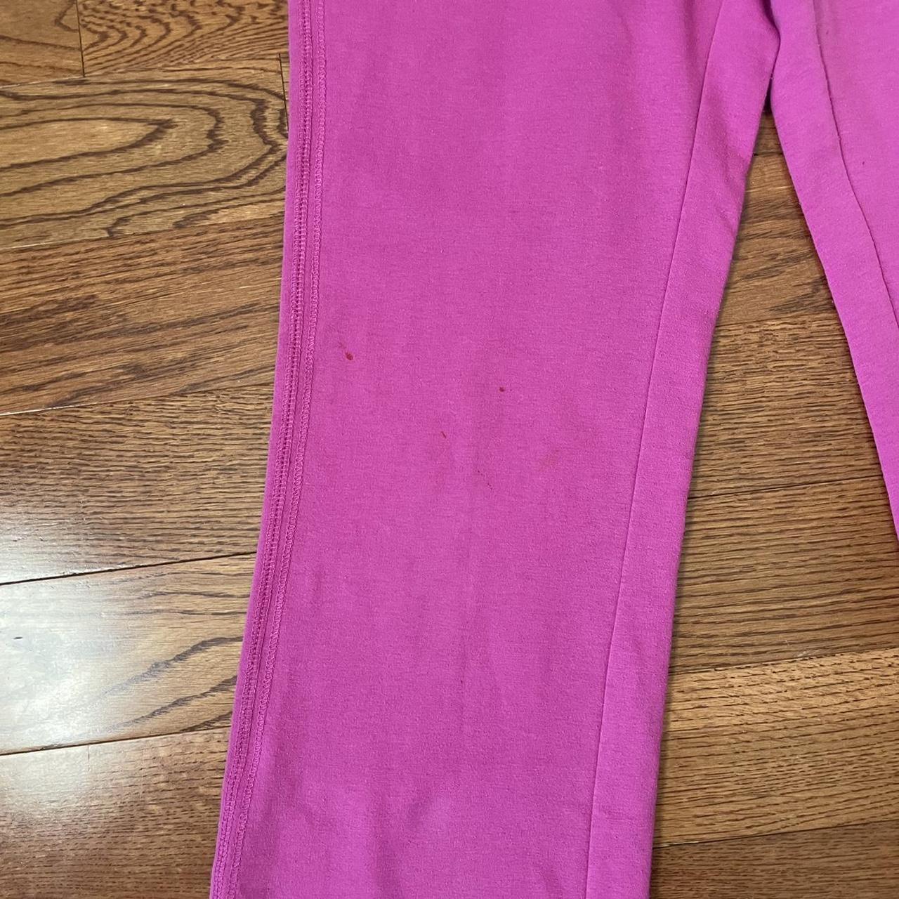 2000s pink aeropostle track sweatpants lowrise, size - Depop