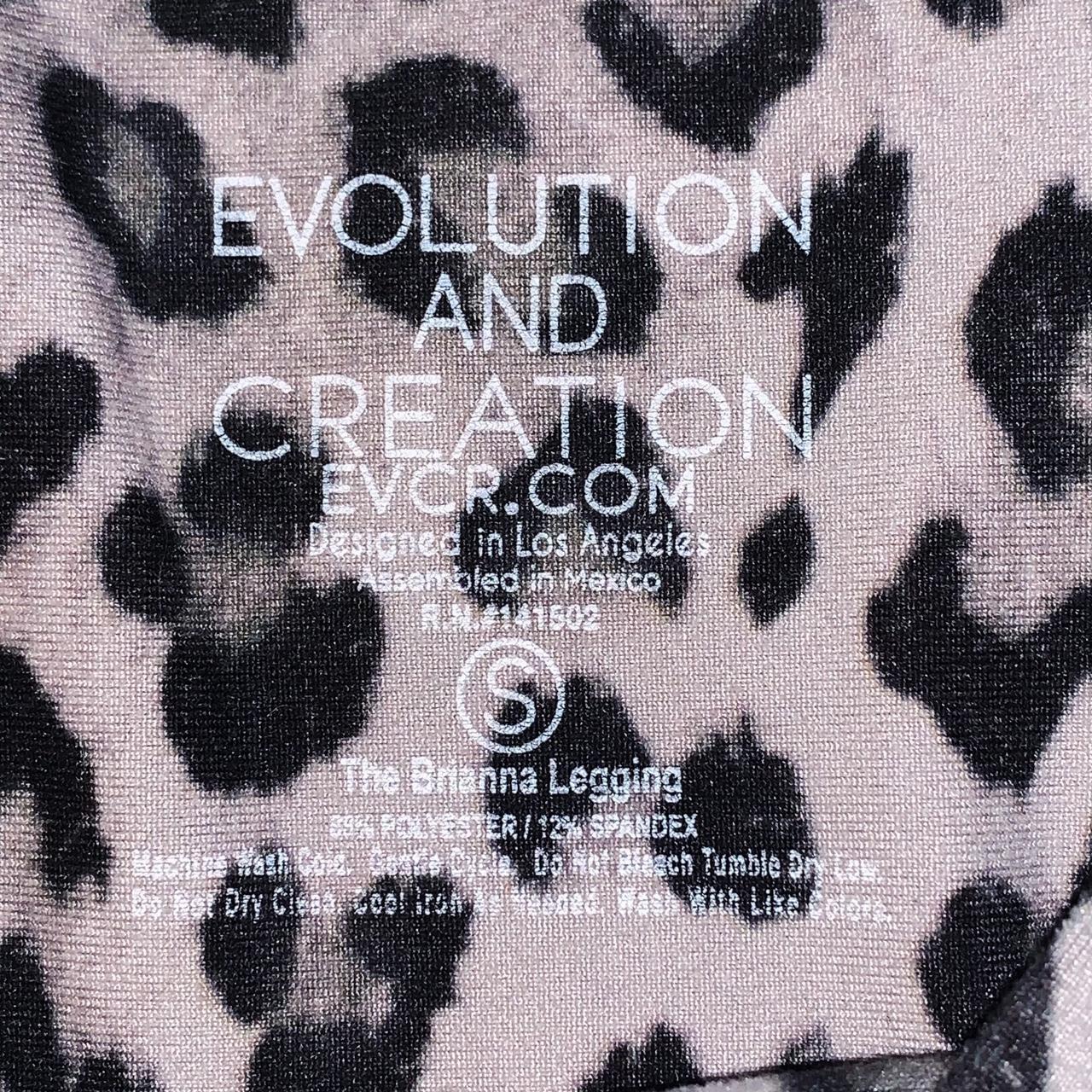 Evolution and Creation Leopard Print Leggings Size - Depop
