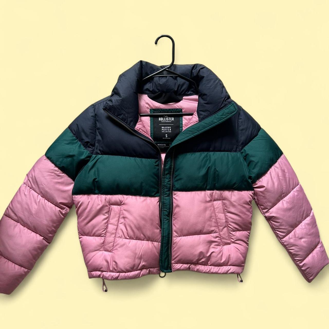 Hollister pink, blue, and green slightly Depop