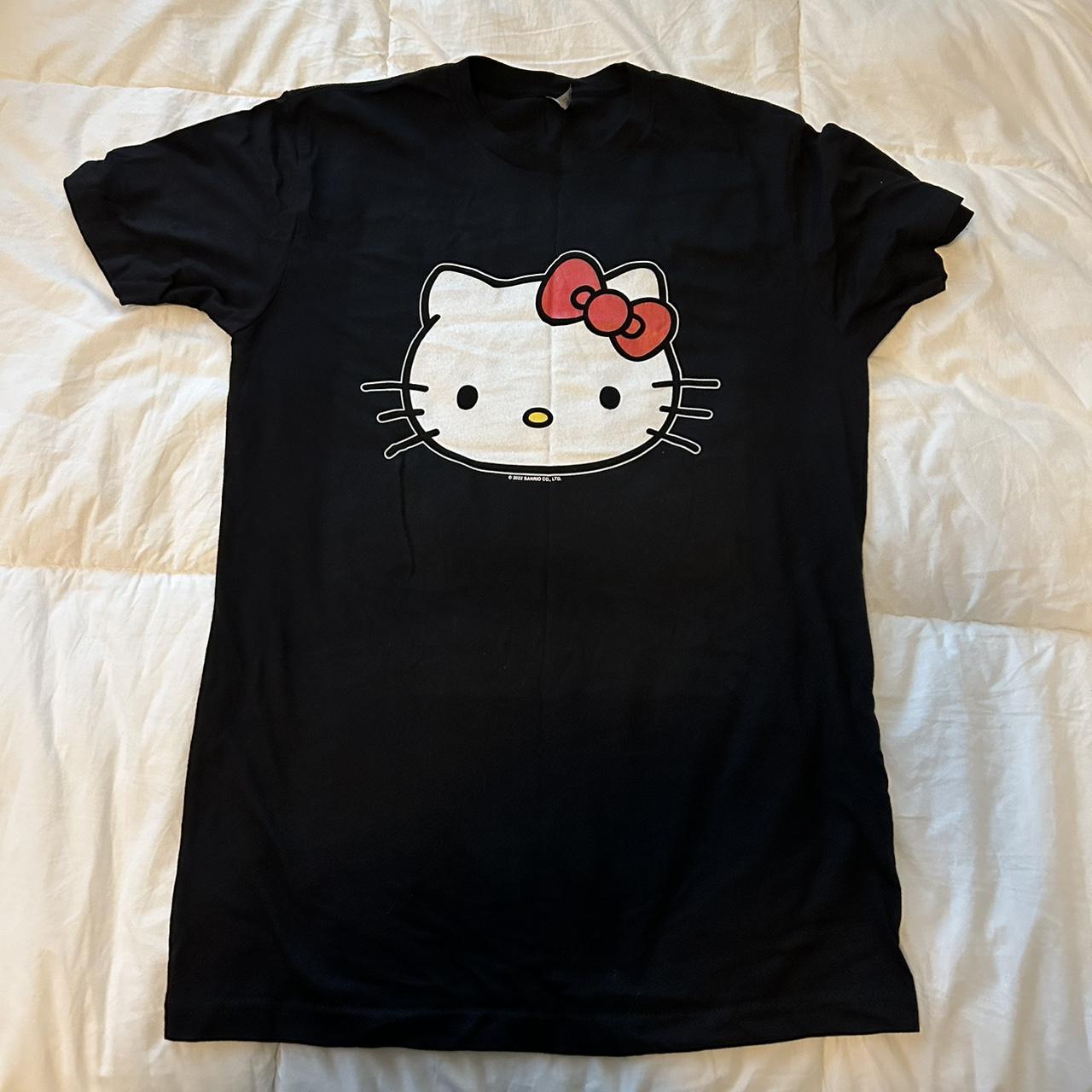 Black hello Kitty shirt!! •worn once •size small - Depop