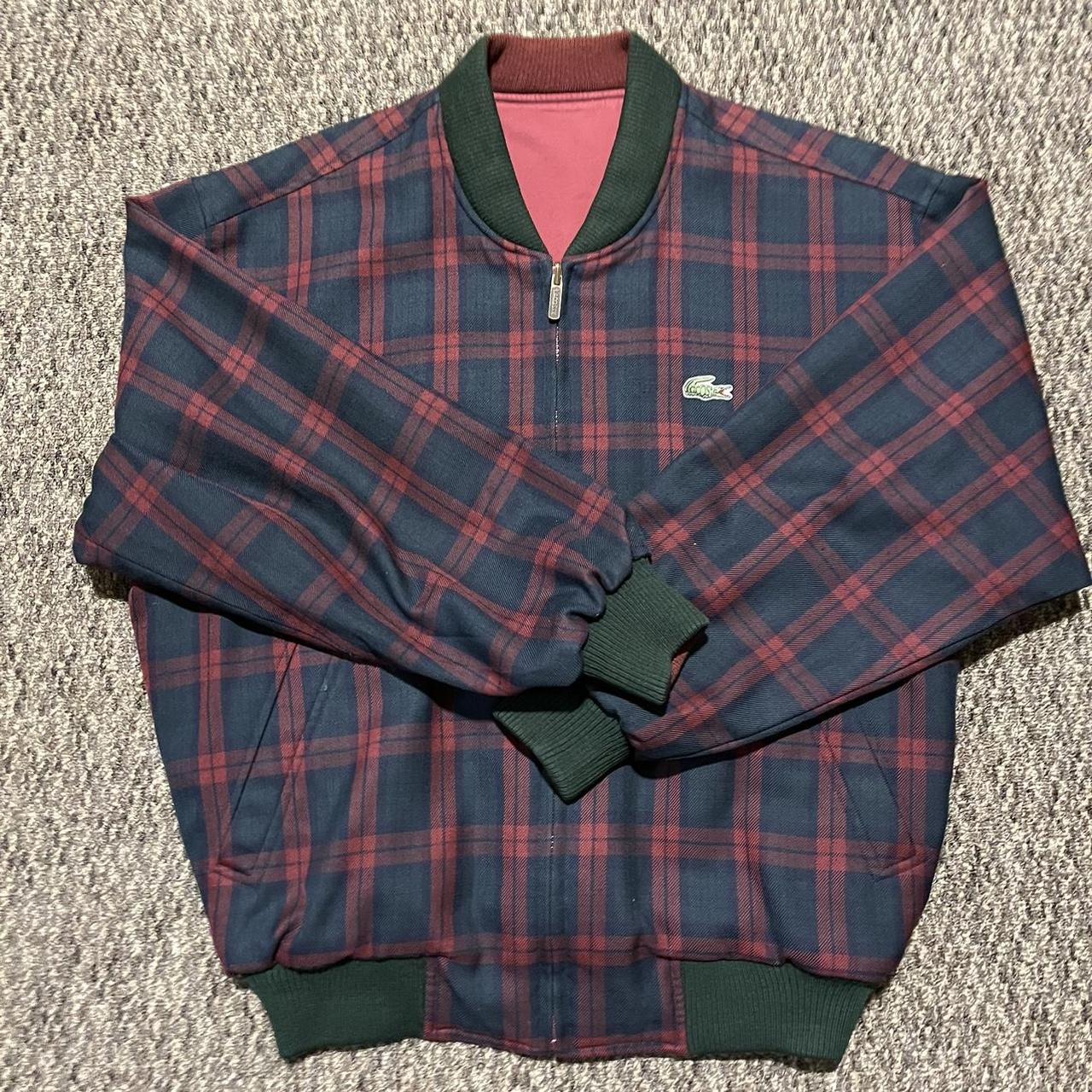 Lacoste plaid deals