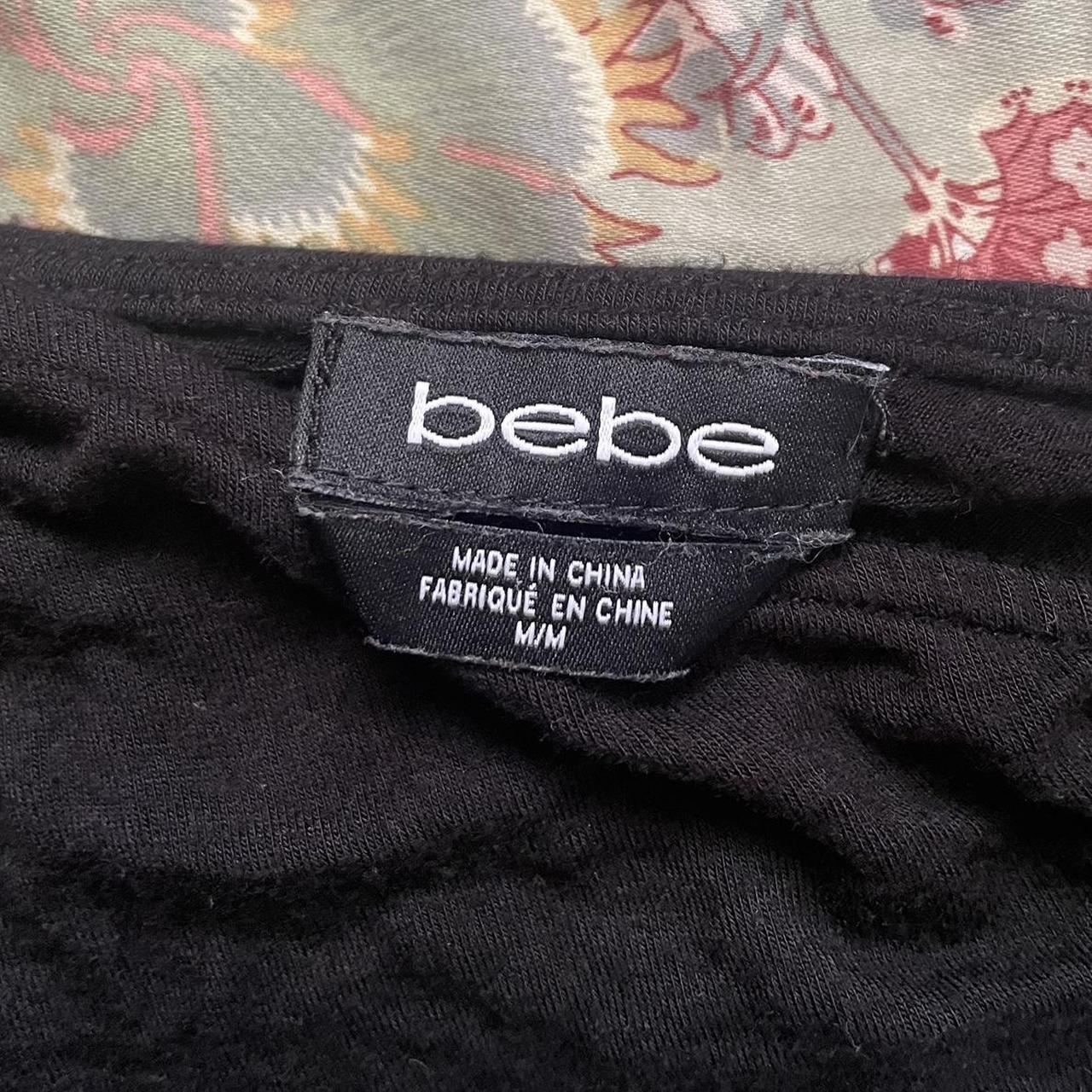 Bebe shirt with one sleeve off the shoulder #bebe... - Depop