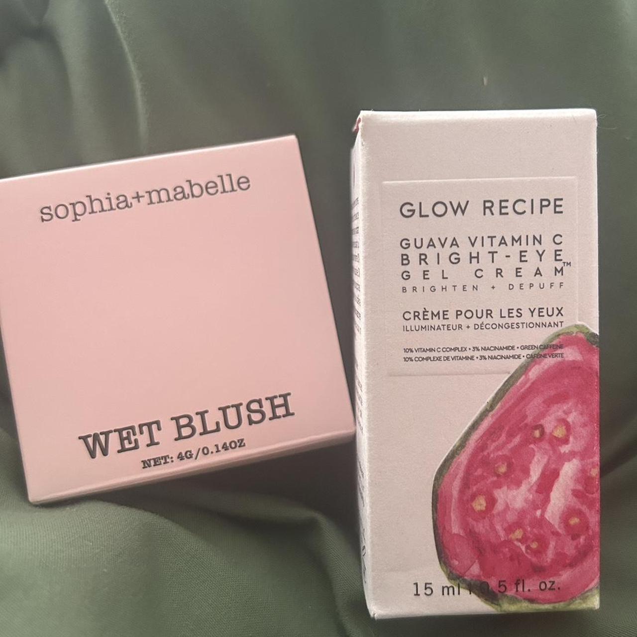 glow recipe eye cream + wet blush eye cream Depop