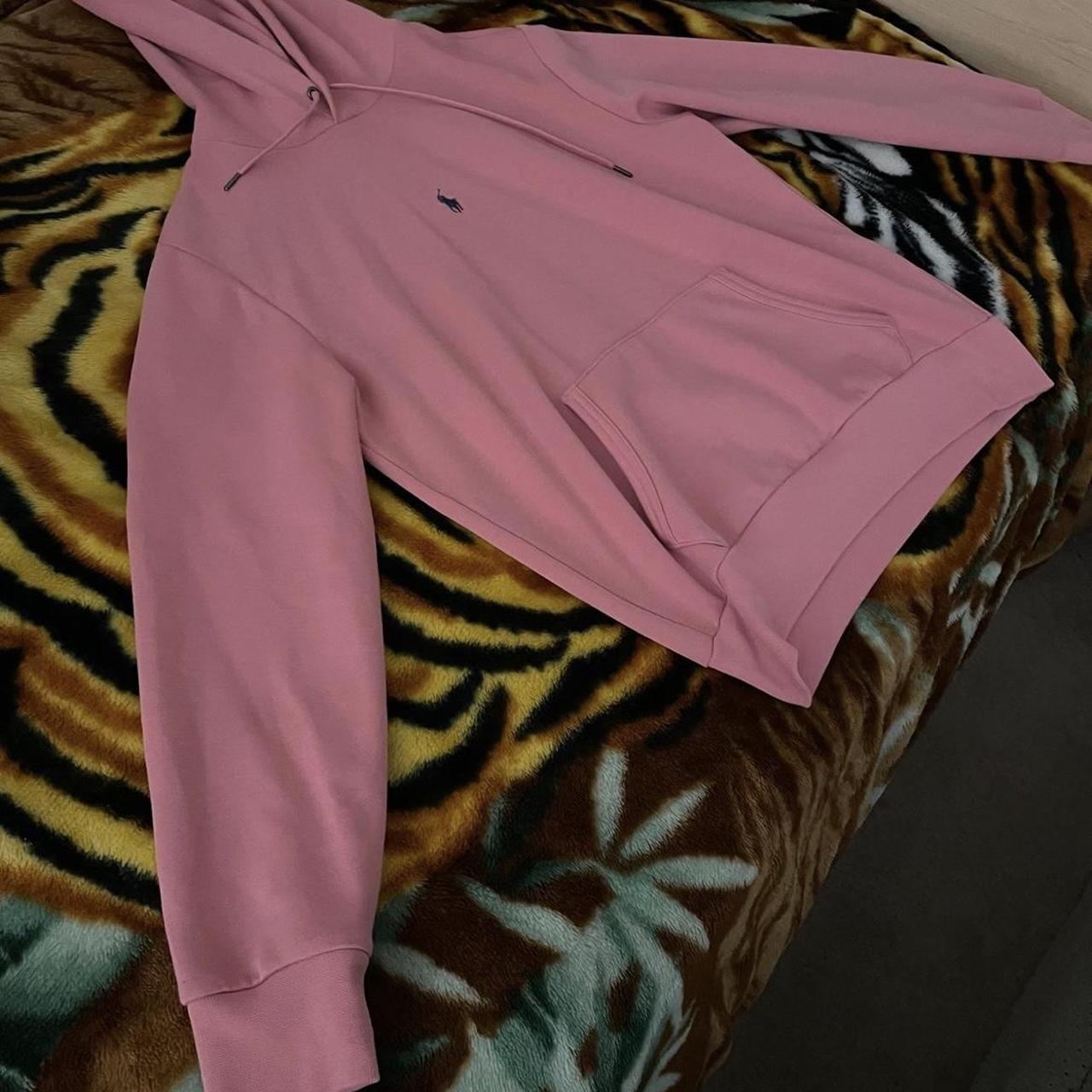 Ralph lauren pink hoodie mens Clearance