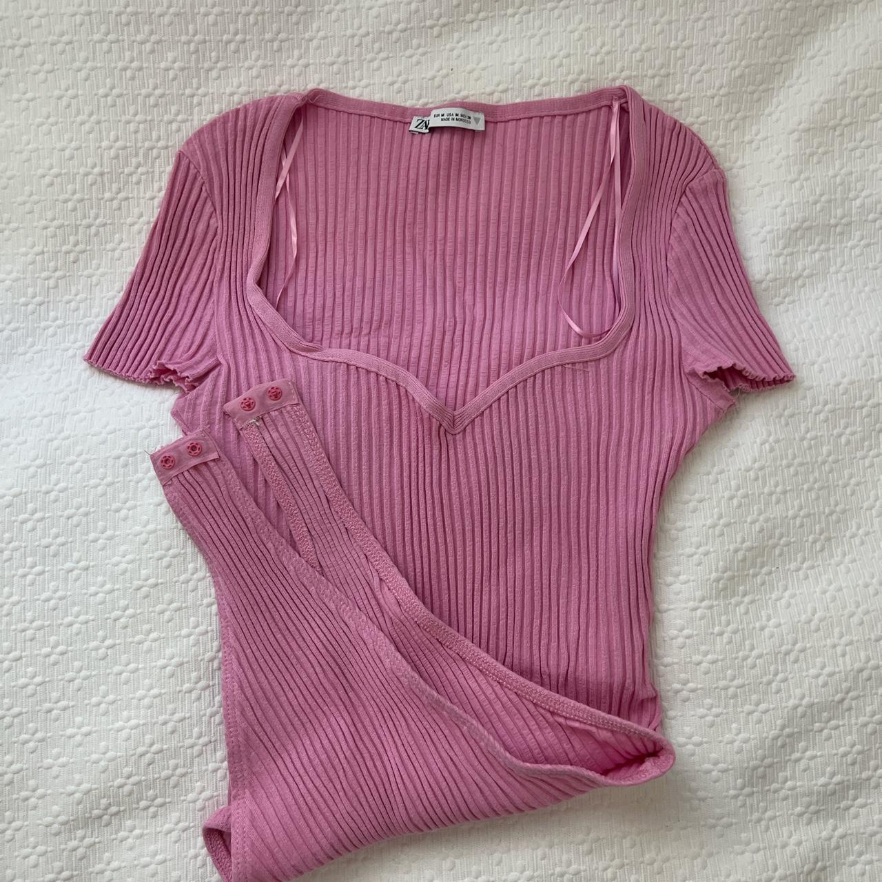 Women S Pink Bodysuit Depop