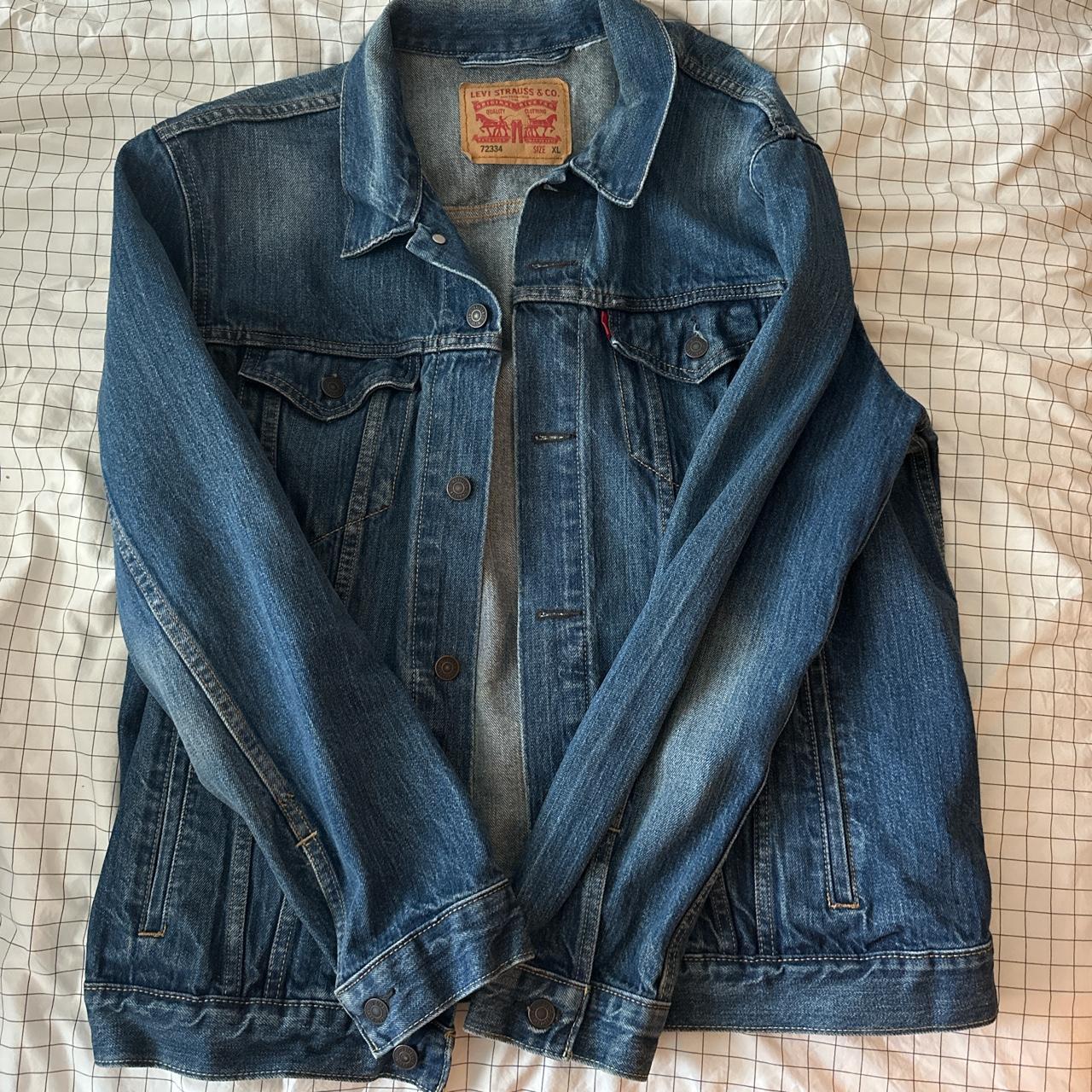 LEVI denim jacket - Depop