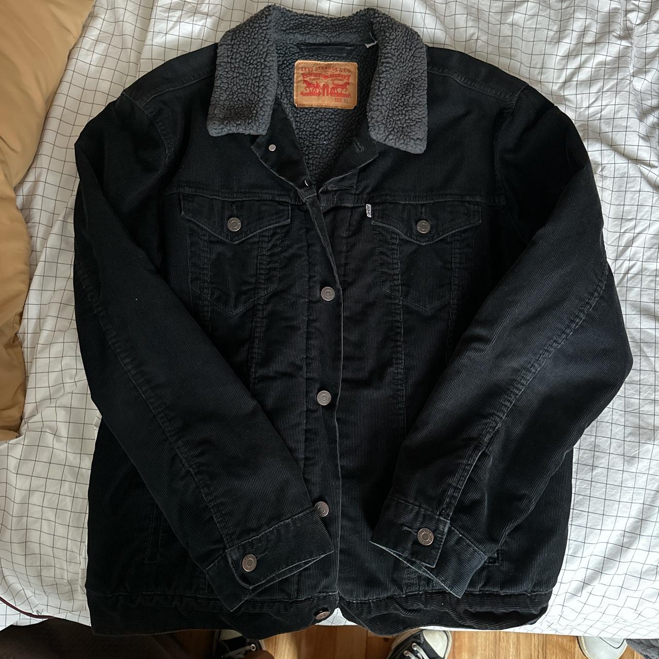 Levi’s shearling corduroy jacket Size XL - Depop