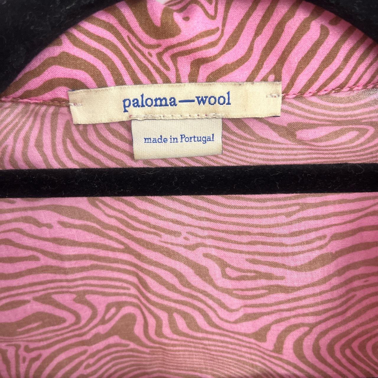 Paloma Wool shirt / pink and brown swirl. Bought... - Depop